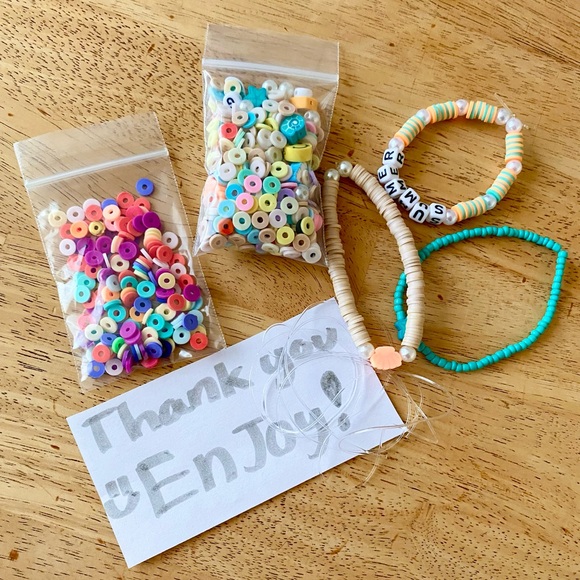 Jewelry - Handmade Clay Bead Bracelet Making Bundle Pack